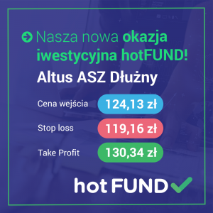 Okazja inwestycyjna - Altus ASZ Dłużny - hot FUND